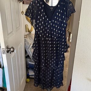 Dress to Impress
This is a Gina Boccardi Sybil foil printed tiered dress